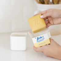 Nellies Dish butter refill being shown out of package