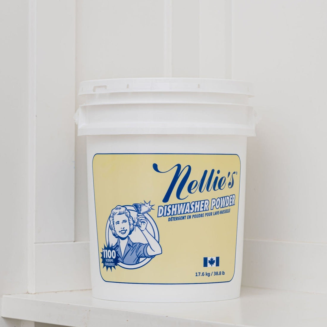 Eco-friendly Dishwasher detergent 1100 loads in a resealable bulk bucket