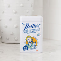 Eco-friendly laundry pods 60 loads in a reusable tin