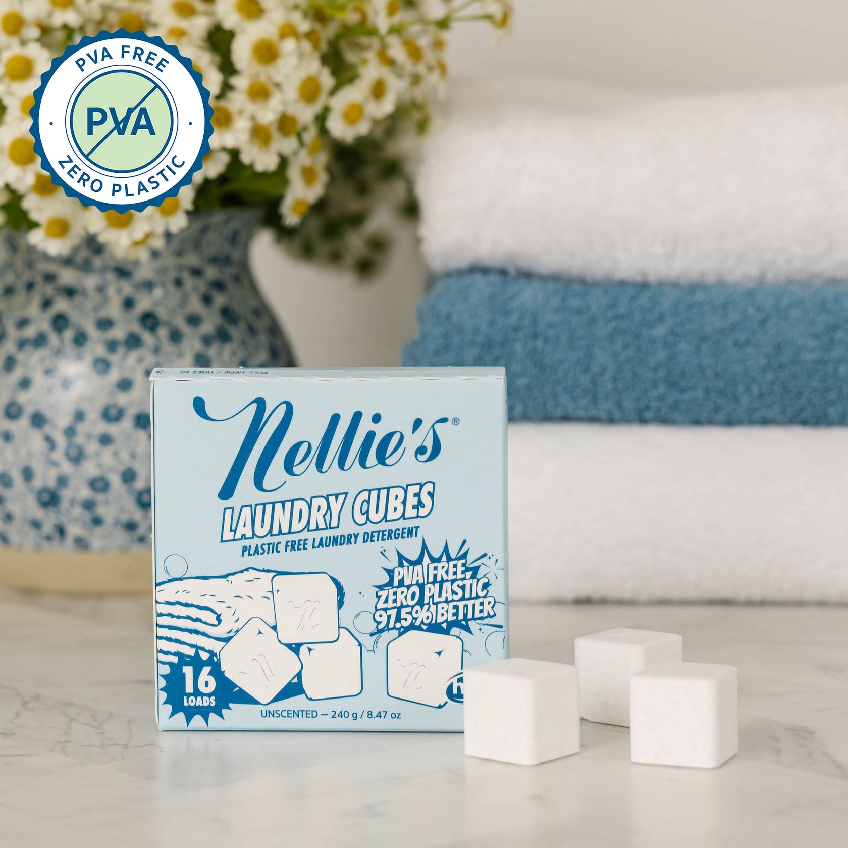 Clean Cube Laundry Cubes | Nellie's