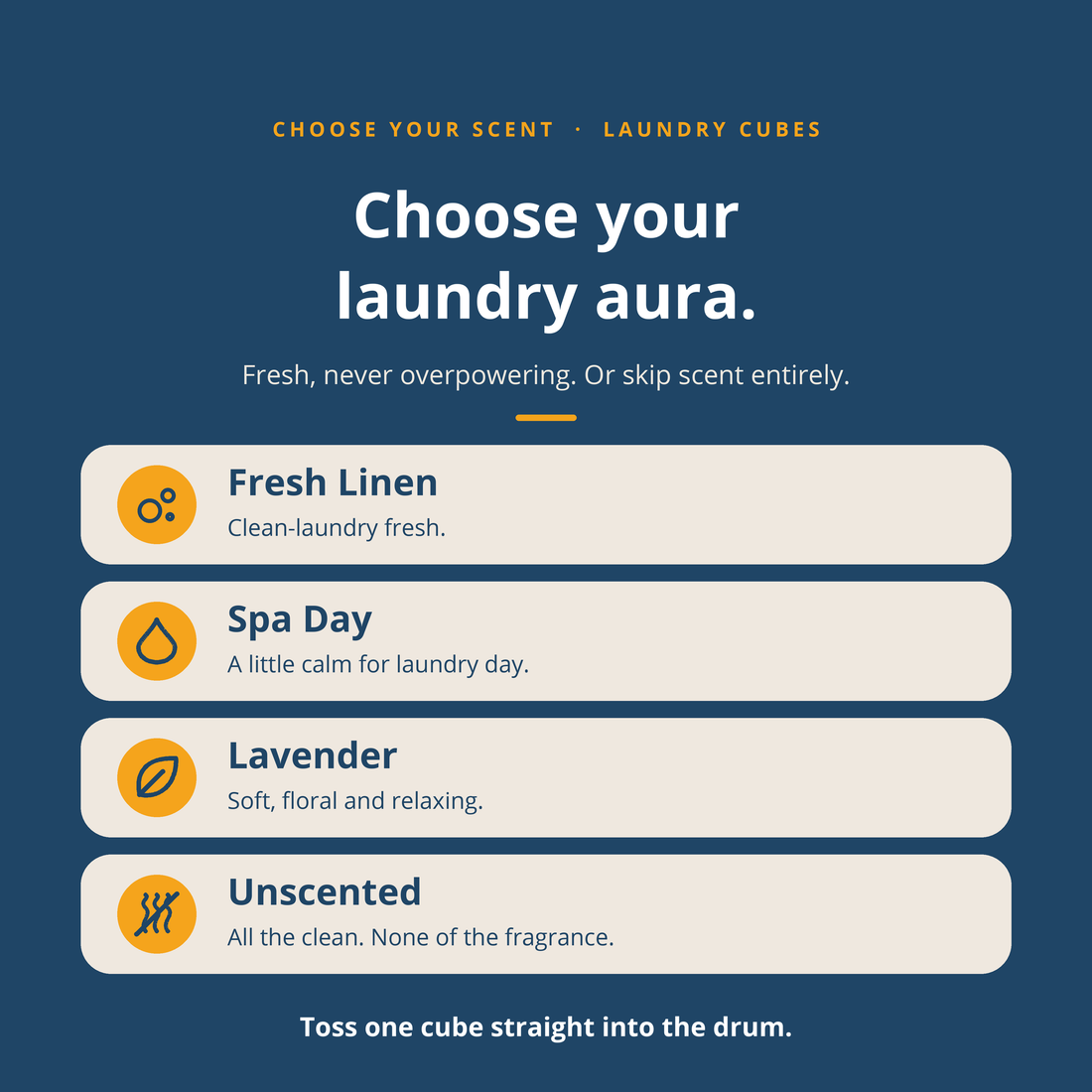 Laundry Cubes