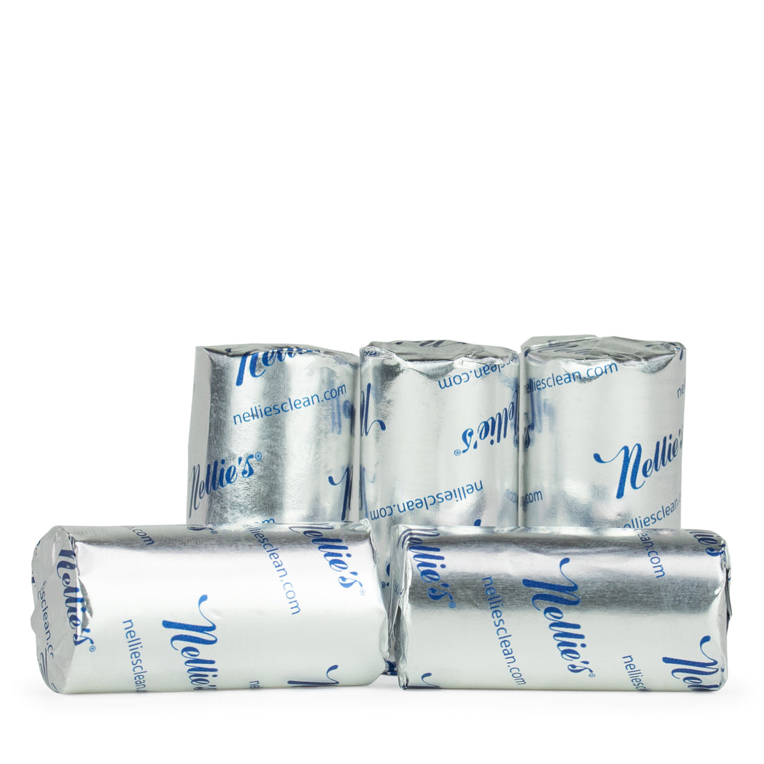 close up of packaged Nellies dish stick soap refills