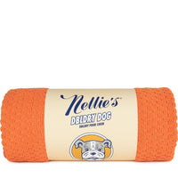 Extra large, soft and quick drying orange microfibre towel for drying dogs