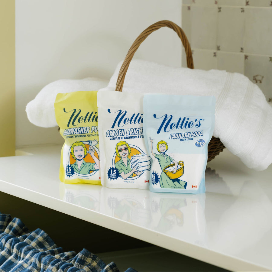 Cleaning Starter Kit | Trial Size Laundry & Dish Bundle | Nellie's