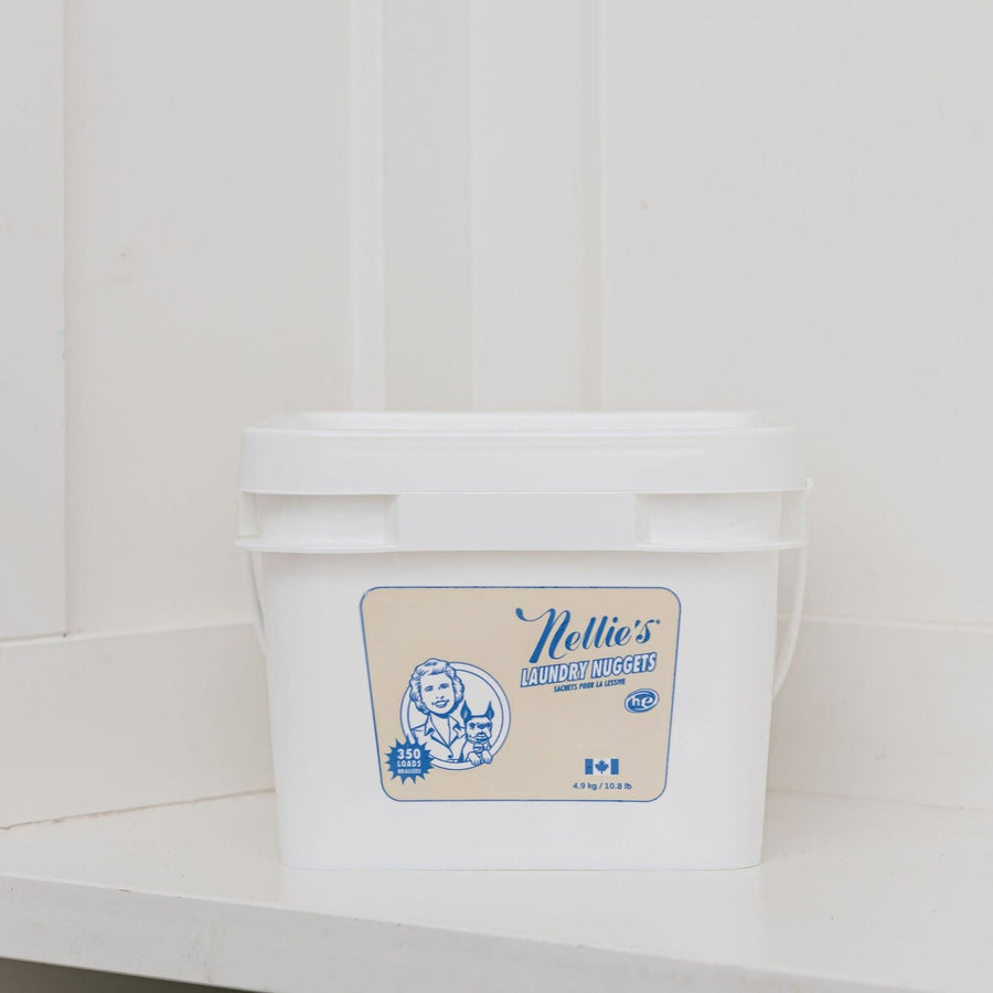 Eco-friendly laundry pods 350 loads in a resealable bulk bucket