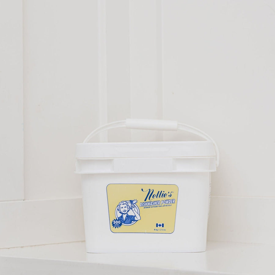 Eco-friendly Dishwasher detergent 500 loads in a resealable bulk bucket