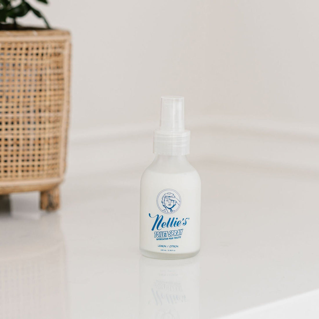 Eco-friendly Toilet Bowl spray with a refreshing lemon scent